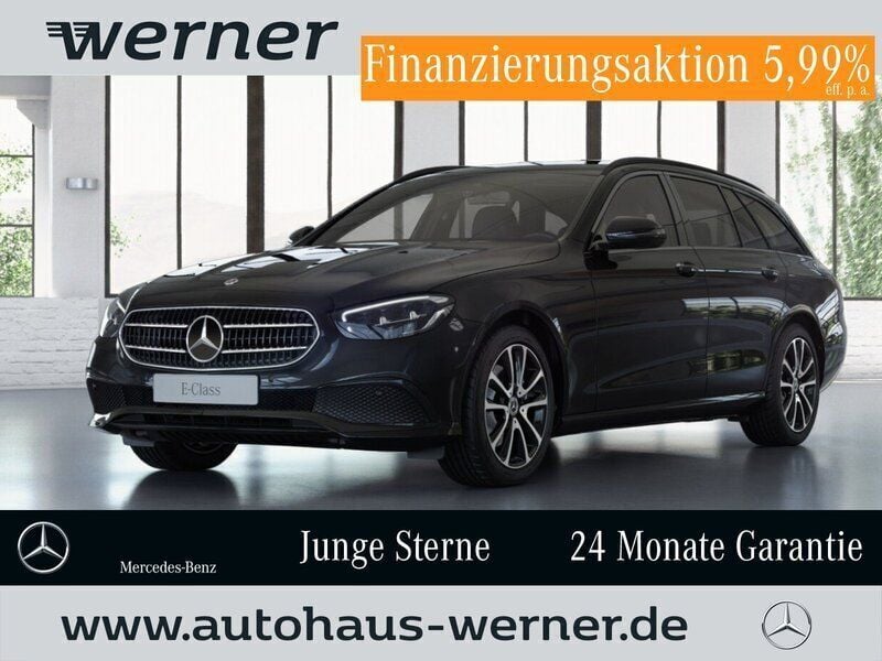 Schwarz Gebraucht 2022 Mercedes E200 Avantgarde Kombi | 35.353 € (Guter Preis) - Bild 1/4