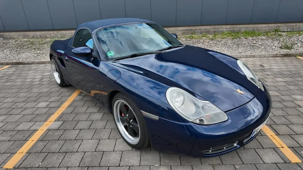 Gebraucht Porsche Boxster S 260 PS (191 kW) 2001 Blau Cabrio