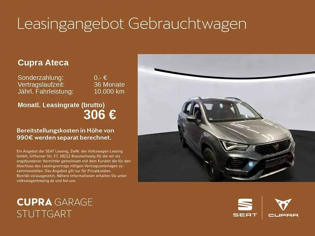 Gebraucht Cupra Ateca 190 PS (139 kW) 2024 Grau SUV