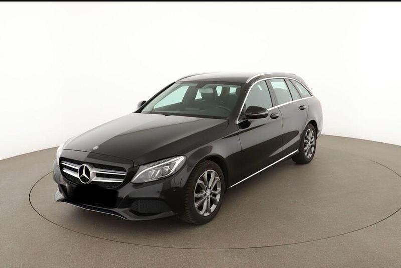 Schwarz Gebraucht 2016 Mercedes C180 Avantgarde Kombi | 15.400 € (Guter Preis) - Bild 1/4