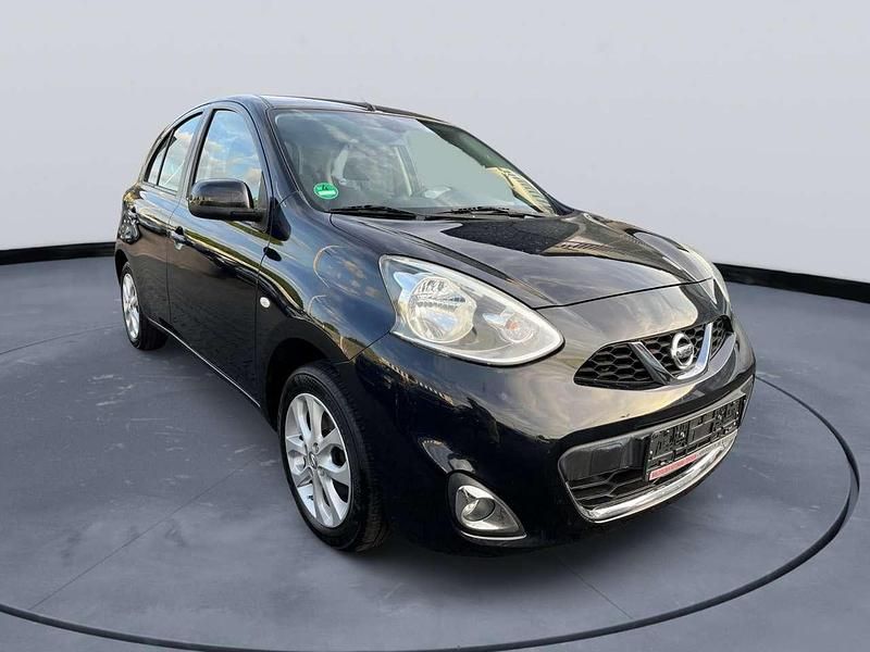 Schwarz Gebraucht 2014 Nissan Micra Acenta Kleinwagen | 5.899 € (Etwas zu teuer) - Bild 1/4