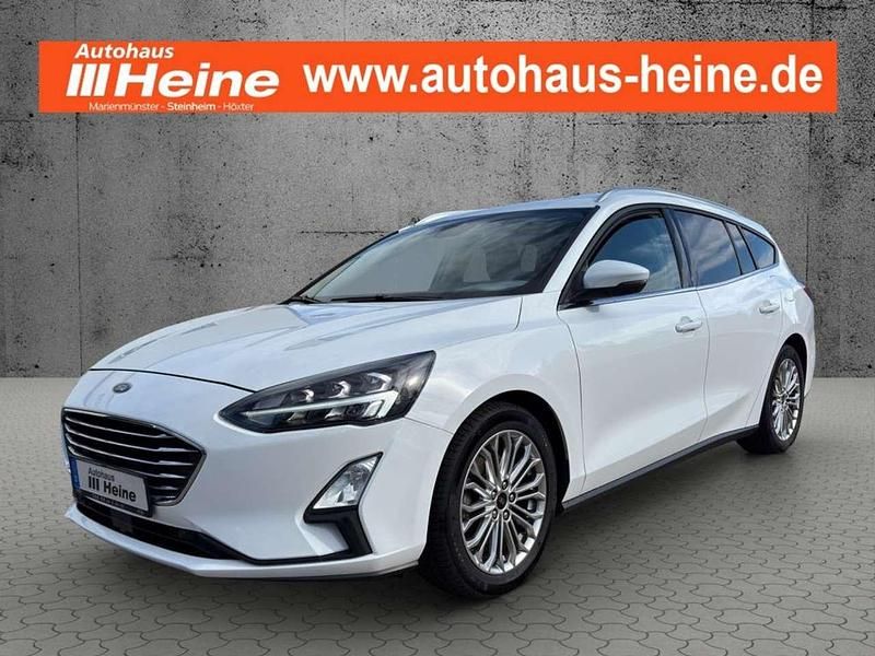 Frostweiß Gebraucht 2019 Ford Focus Titanium Kombi | 14.690 € (Fairer Preis) - Bild 1/4
