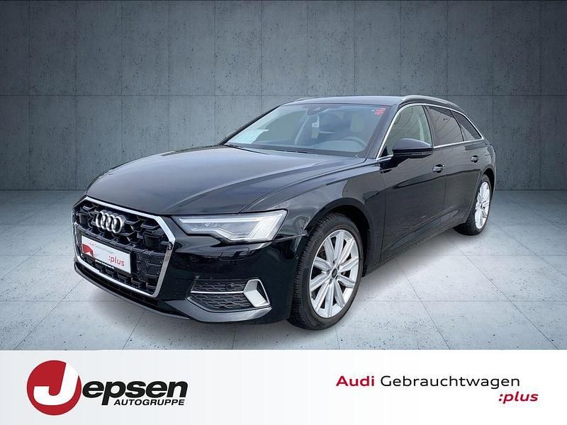 Schwarz (mythosschwarz) Gebraucht 2025 Audi A6 Advanced Kombi | 52.690 € - Bild 1/4