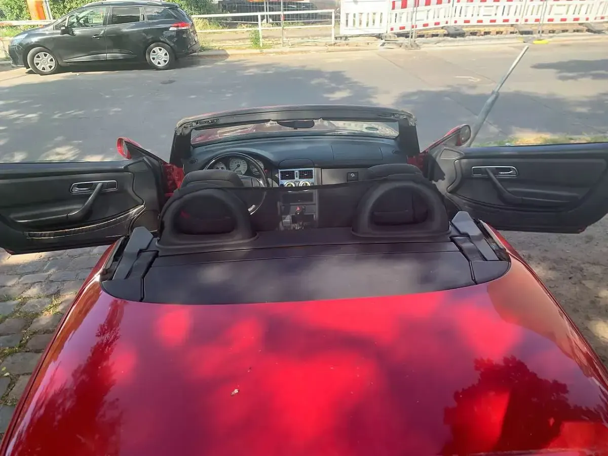 Gebraucht Mercedes SLK200 136 PS (100 kW) 1996 Rot Cabrio