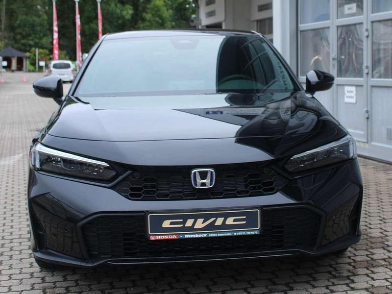 Neu Honda Civic Hybrid 143 PS (105 kW) 2025 Crystal black pearl