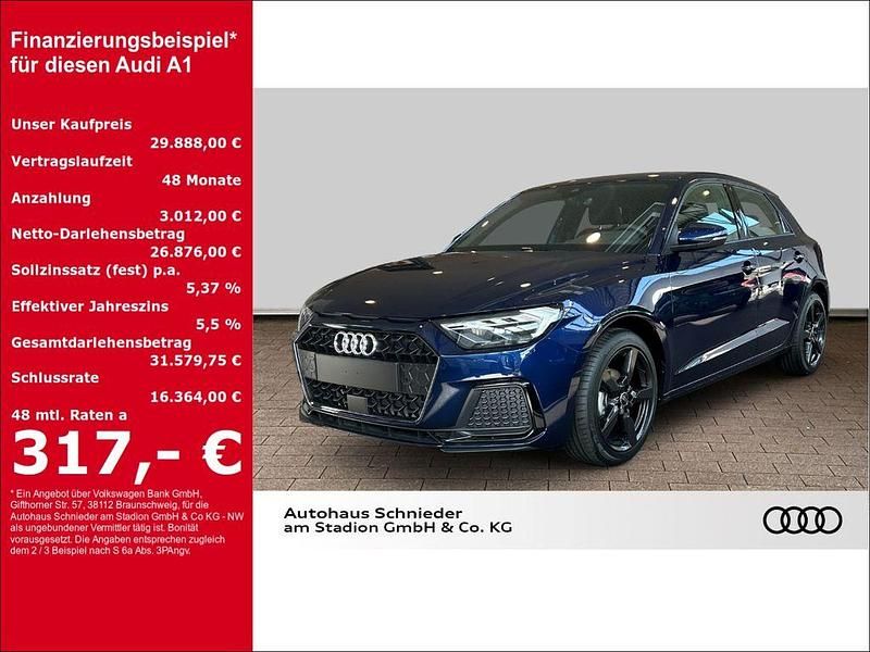 Blau Neu 2025 Audi A1 Sport Kleinwagen | 29.888 € (Fairer Preis) - Bild 1/3