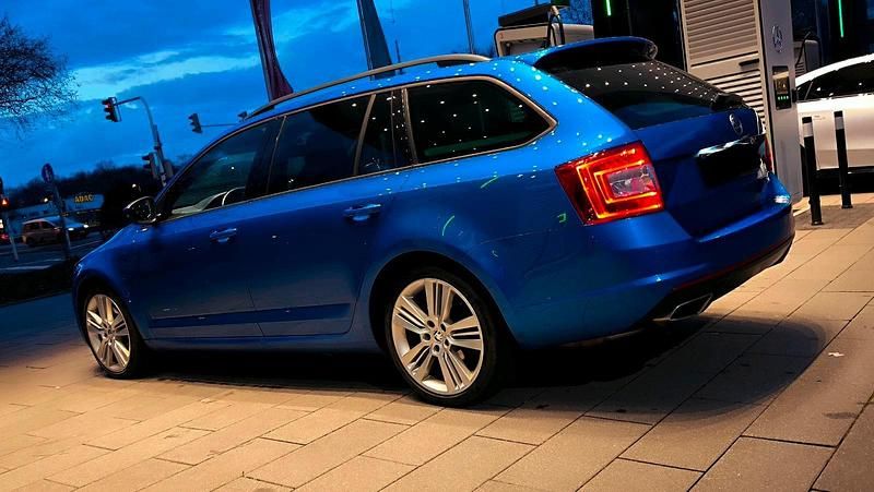 Gebraucht Skoda Octavia RS 184 PS (135 kW) 2014 Blau Kleinwagen