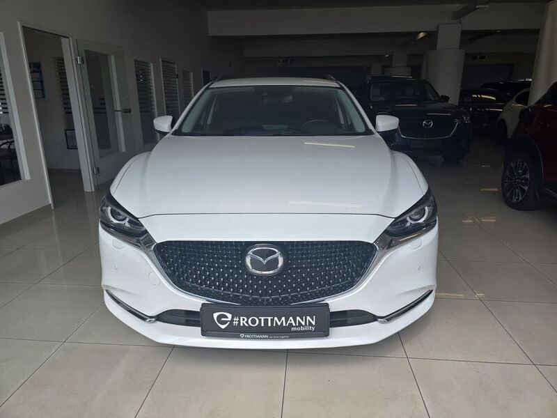 Weiß Gebraucht 2023 Mazda 6 Exclusive-Line Kombi | 25.390 € (Superpreis) - Bild 1/4