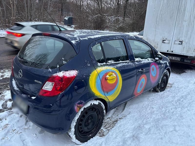 Gebraucht Opel Corsa 60 PS (44 kW) 2009 Blau Kleinwagen