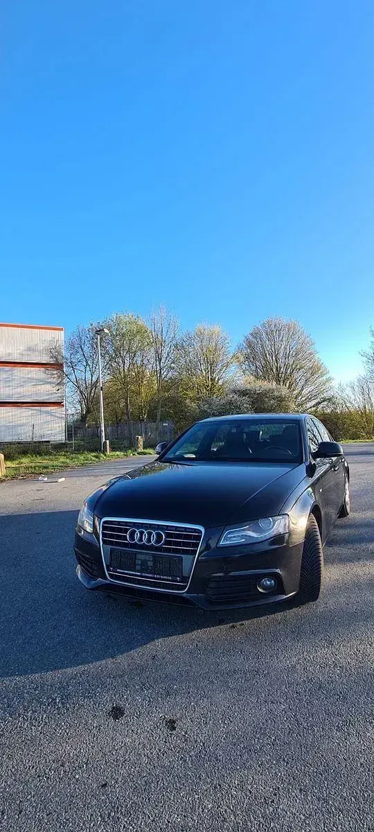Używany Audi A4 S-Line 207 KM (152 kW) 2009 Czarny Sedan/Limuzyna