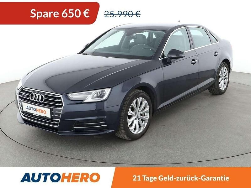 Mondscheinblau Gebraucht 2018 Audi A4 Design Limousine | 25.340 € (Fairer Preis) - Bild 1/3
