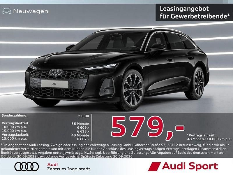 Mythosschwarz Neu 2025 Audi A6 Sport Kombi | 62.950 € - Bild 1/3
