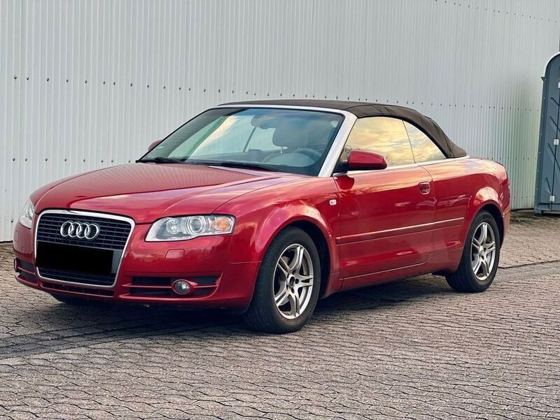 Rot Gebraucht 2007 Audi A4 Cabriolet Sport Cabrio | 6.450 € (Fairer Preis) - Bild 1/4