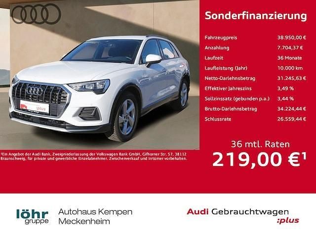 Gebraucht Audi Q3 Advanced Plus 150 PS (110 kW) 2025 Gletscherweiß metallic SUV