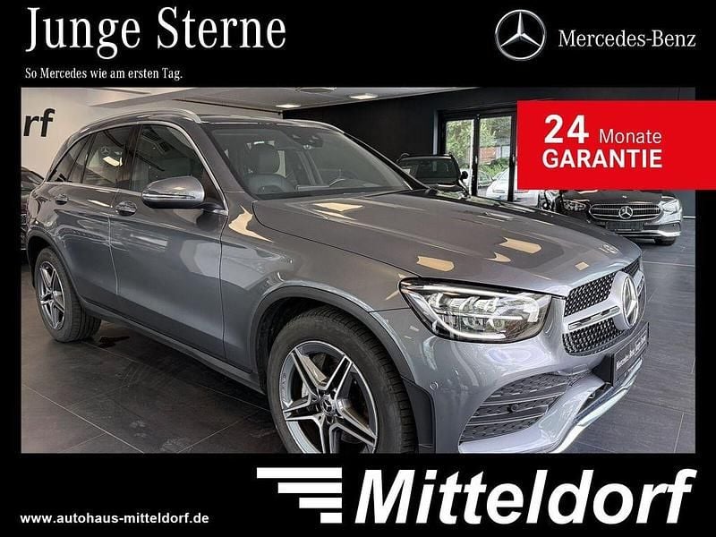 Grau Gebraucht 2022 Mercedes GLC220 AMG SUV | 42.880 € (Fairer Preis) - Bild 1/4