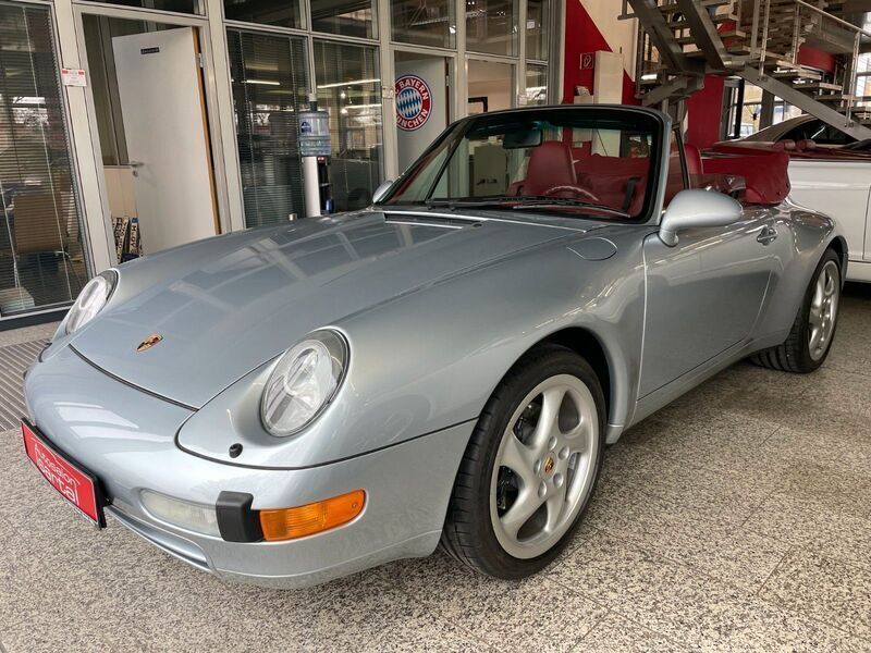 Silber (arktis silber) Gebraucht 1996 Porsche 911 Carrera Cabrio | 139.900 € (Fairer Preis) - Bild 1/4