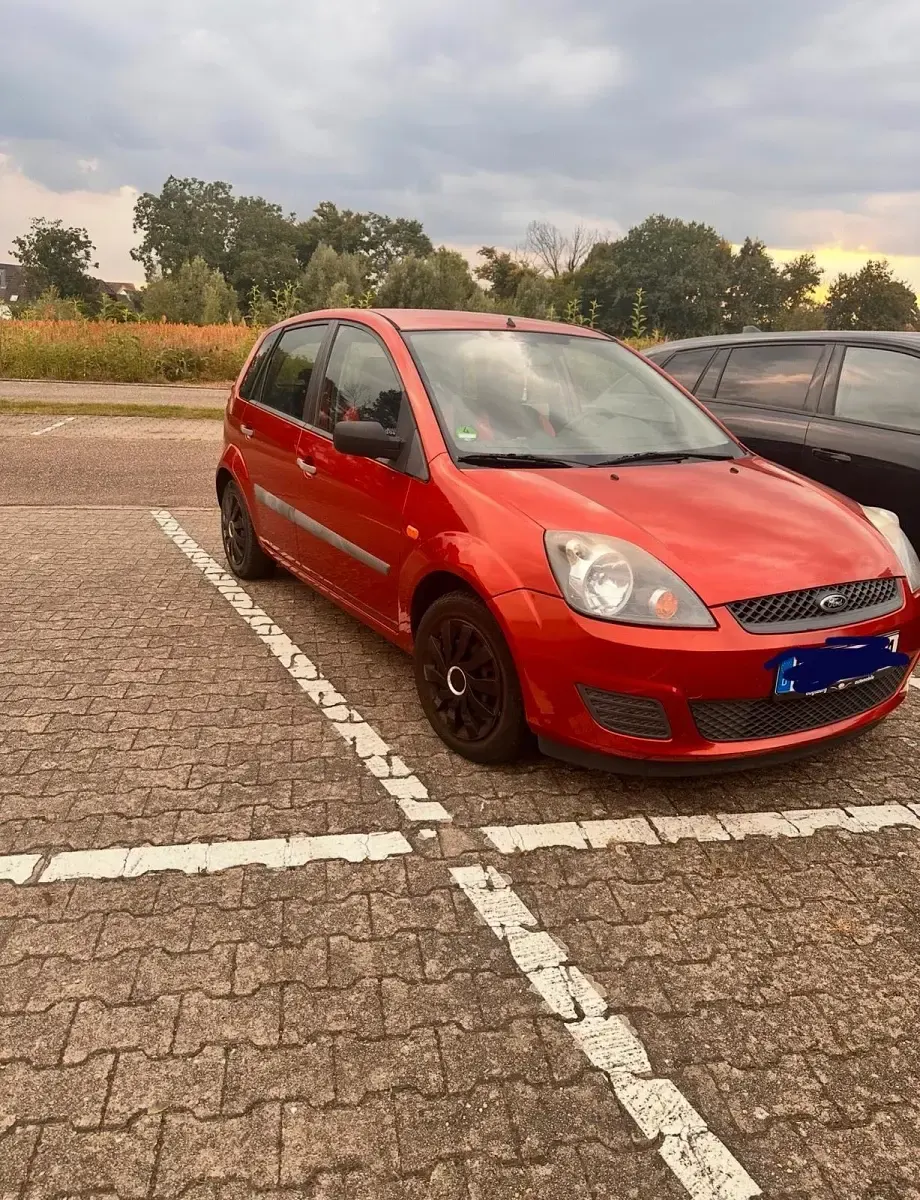 Gebraucht Ford Fiesta 2007 Rot Kleinwagen