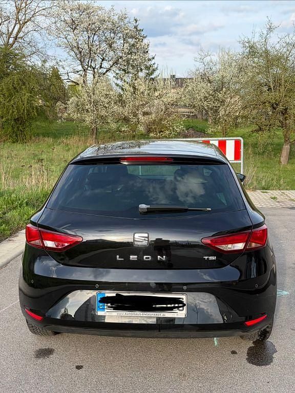 Brugt Seat Leon Style 110 HK (80 kW) 2015 Sort Sedan