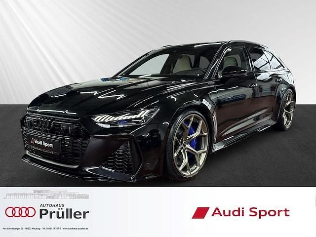 Pantherschwarz, krisatlleffekt Gebraucht 2025 Audi RS6 Performance Kombi | 154.900 € - Bild 1/4