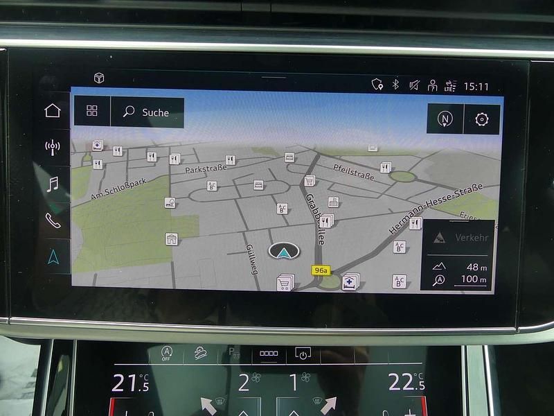 Gebraucht Audi Q8 S-Line 286 PS (210 kW) 2021 Florettsilber metalli (metallic) SUV