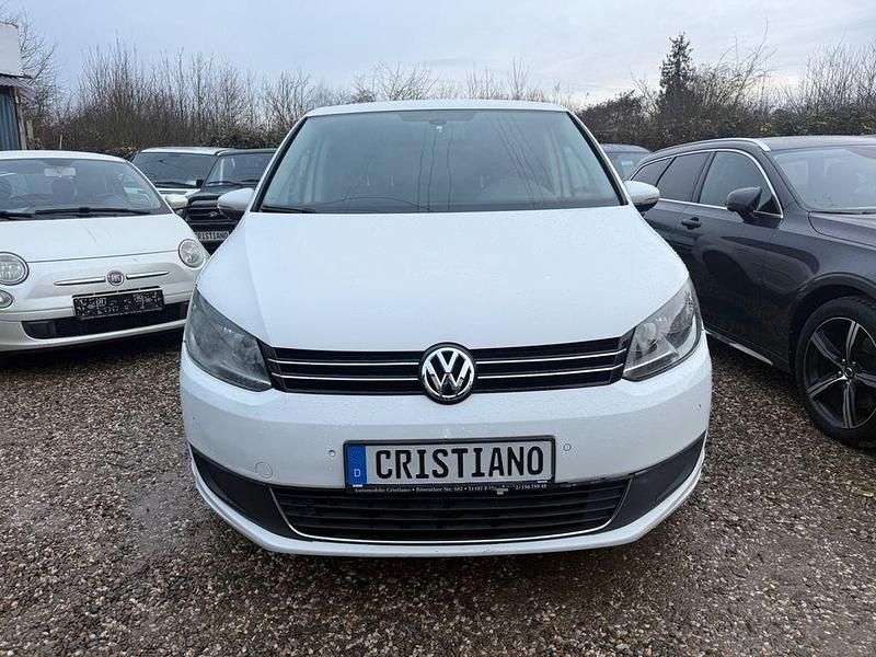 Weiß Gebraucht 2013 VW Touran Comfortline Van / Kleinbus | 6.499 € (Superpreis) - Bild 1/4