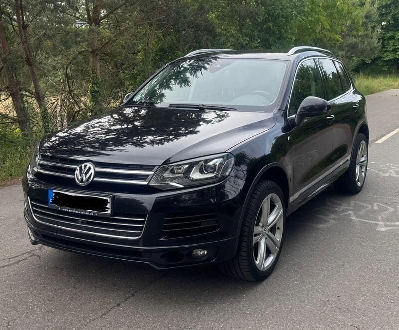 Schwarz Gebraucht 2014 VW Touareg R-line SUV | 17.999 € (Guter Preis) - Bild 1/4