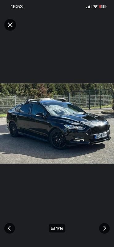 Schwarz Gebraucht 2018 Ford Mondeo ST-Line Limousine | 18.300 € (Etwas zu teuer) - Bild 1/4