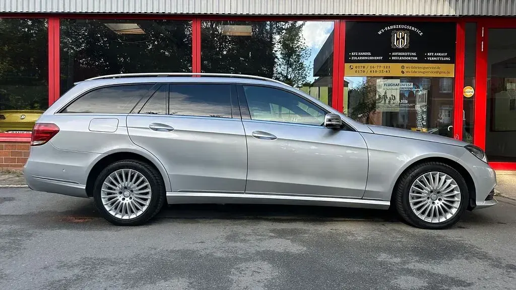 Brugt Mercedes E200 Elegance 136 HK (100 kW) 2015 Sølv Sedan