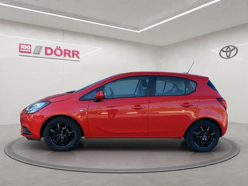 Gebraucht Opel Corsa Edition 90 PS (66 kW) 2015 Rot Kleinwagen