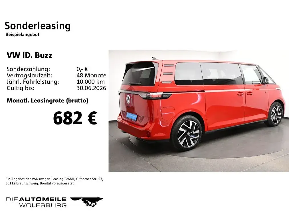 Gebraucht VW ID. Buzz GTX 250 kW (340 PS) 2025 Kirschrot Van / Kleinbus