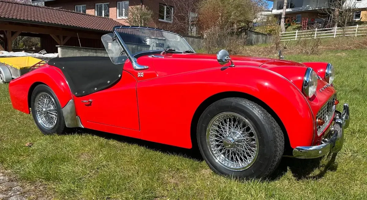 Gebraucht Triumph TR3 101 PS (74 kW) 1959 Rot Cabrio