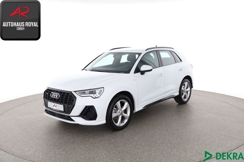 Weiss (metallic) Gebraucht 2019 Audi Q3 S-Line SUV | 31.880 € (Guter Preis) - Bild 1/4