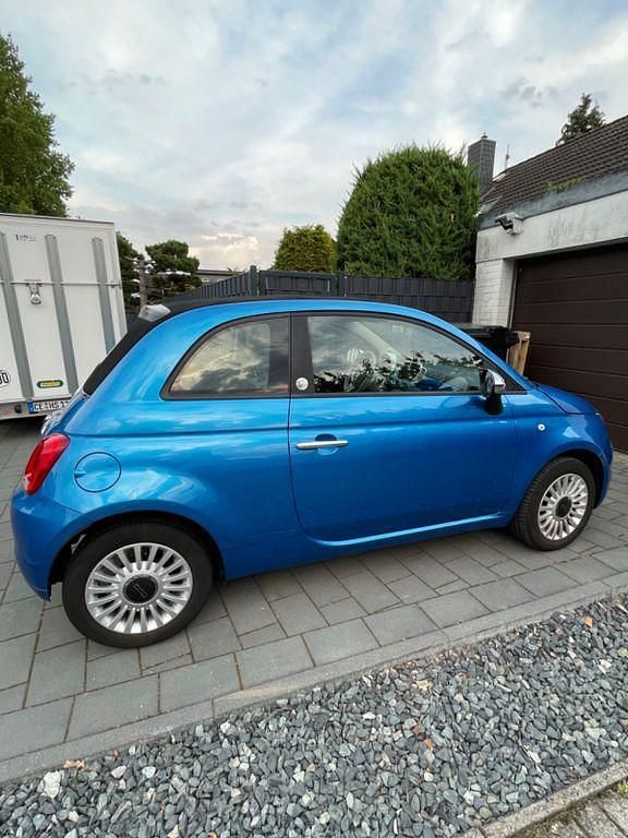 Blau Gebraucht 2017 Fiat 500C Mirror Cabrio | 8.900 € (Guter Preis) - Bild 1/4