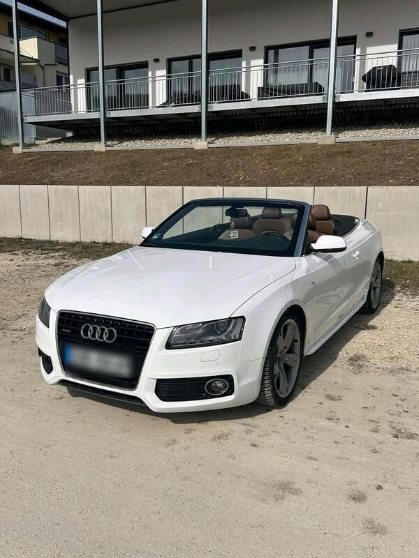 Weiß Gebraucht 2009 Audi A5 Cabriolet Cabrio | 10.000 € (Guter Preis) - Bild 1/4