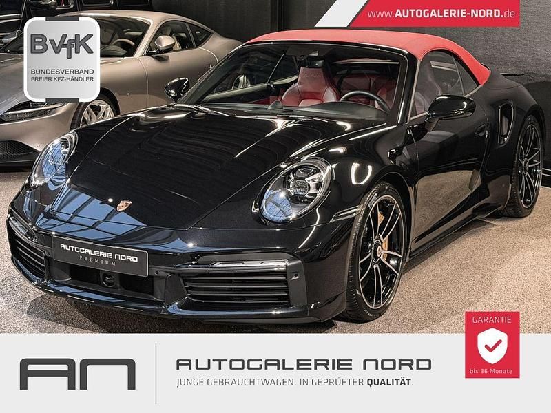 Schwarz Gebraucht 2022 Porsche 911 Turbo S Cabriolet Cabrio | 249.900 € - Bild 1/4