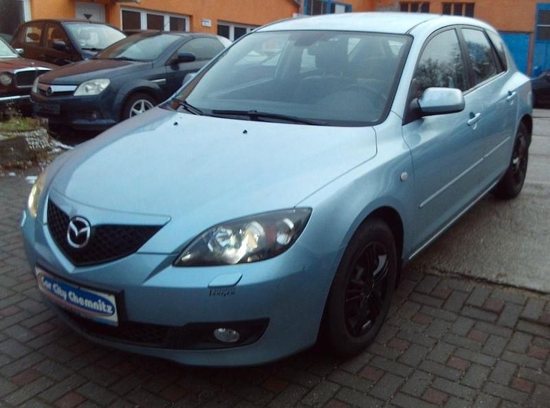 Blau Gebraucht 2008 Mazda 3 Active Plus Limousine | 2.999 € (Fairer Preis) - Bild 1/4