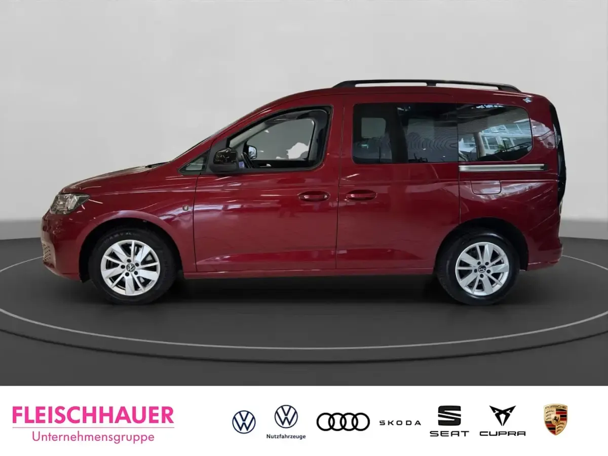 Gebraucht VW Caddy Life 114 PS (83 kW) 2021 Rot Van / Kleinbus