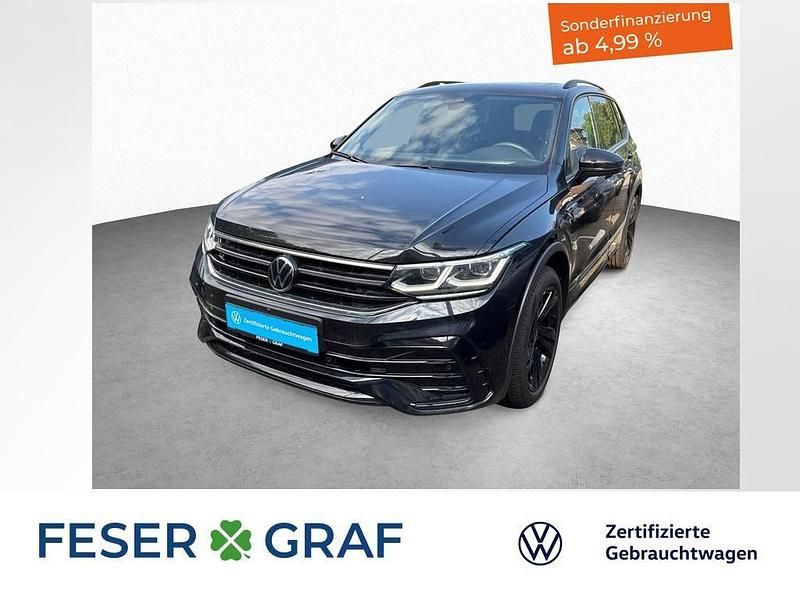 Deep black perleffekt Gebraucht 2024 VW Tiguan Allspace R-line SUV | 39.390 € (Guter Preis) - Bild 1/1