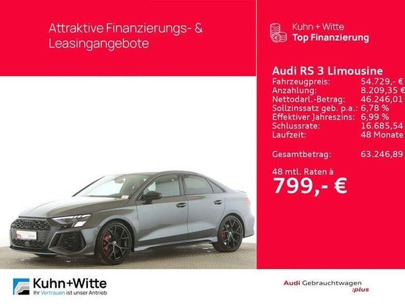 Gebraucht Audi RS3 Ambiente 400 PS (294 kW) 2023 Daytonagrau perleffekt Limousine