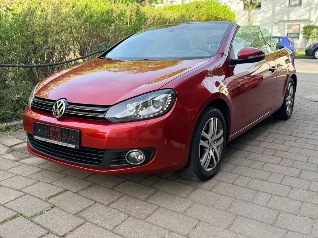 Usata VW Golf 160 CV (117 kW) 2011 Rosso Cabrio