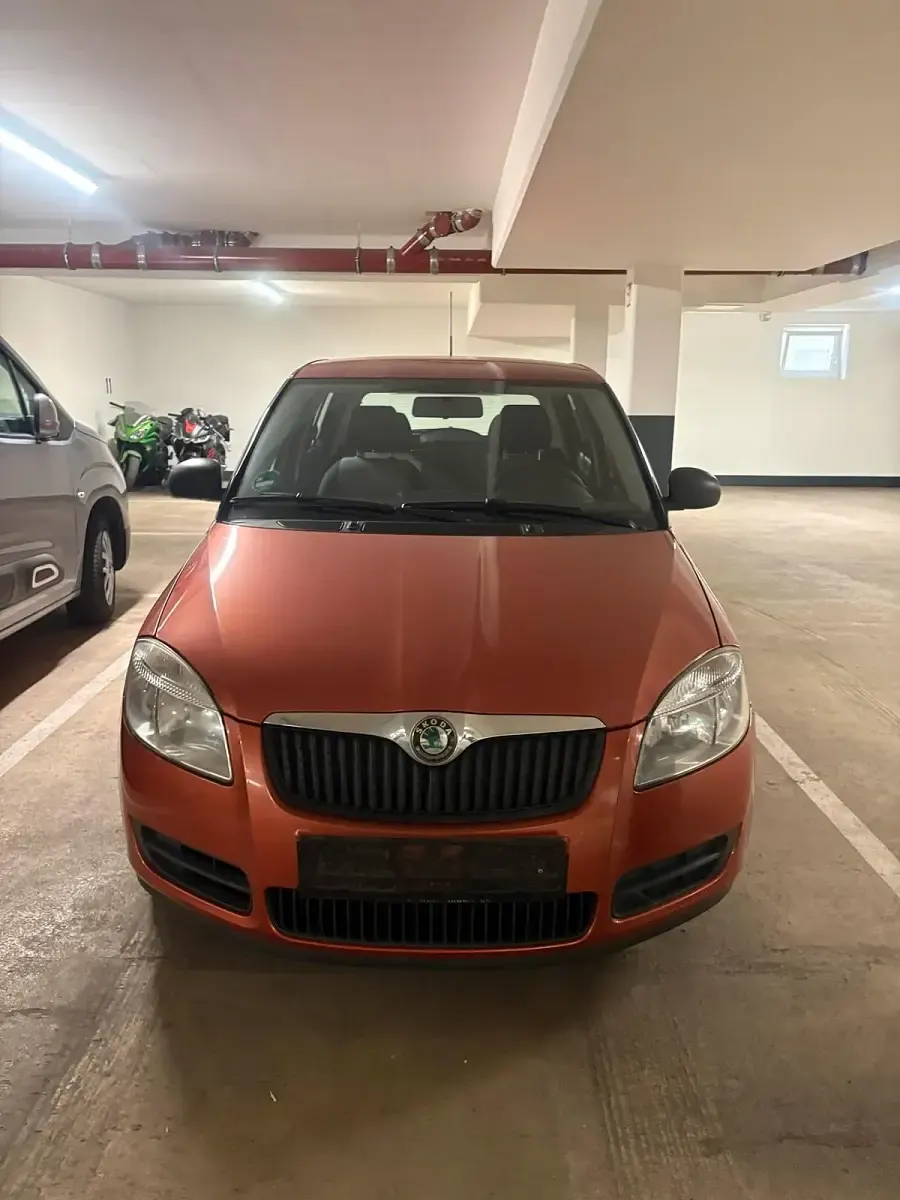 Gebraucht Skoda Fabia 69 PS (50 kW) 2009 Orange Kleinwagen