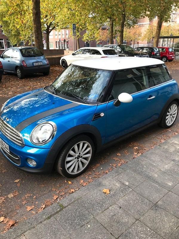 Blau Gebraucht 2012 Mini Cooper Kleinwagen | 3.950 € (Superpreis) - Bild 1/4