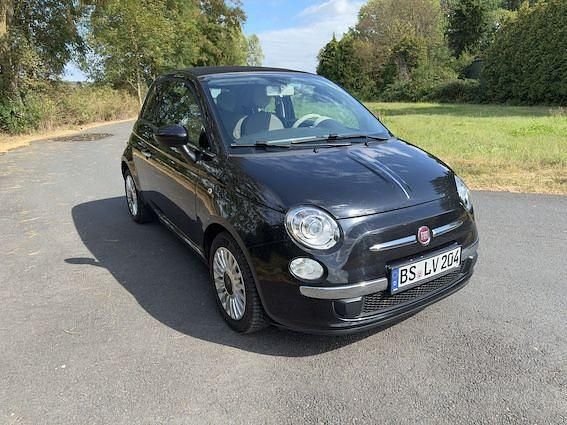 Schwarz Gebraucht 2015 Fiat 500C Lounge Cabrio | 9.990 € (Superpreis) - Bild 1/4