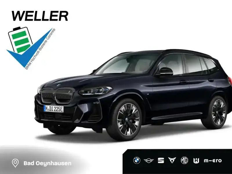 Carbonschwarz (schwarz) Gebraucht 2024 BMW iX3 M Sport SUV | 52.400 € (Superpreis) - Bild 1/3