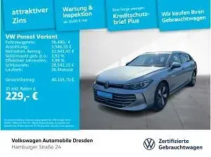 Gebraucht VW Passat 150 PS (110 kW) 2025 Silber (oyster silver metallic) Kombi