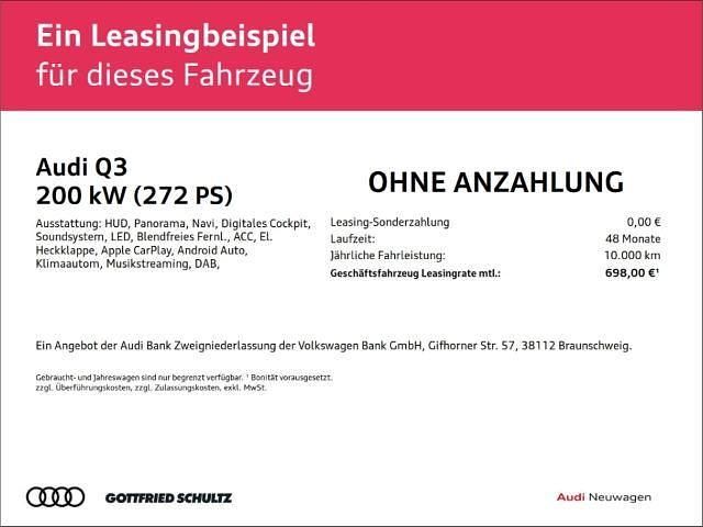 Gebraucht Audi Q3 S-Line 272 PS (200 kW) 2025 Gruen SUV