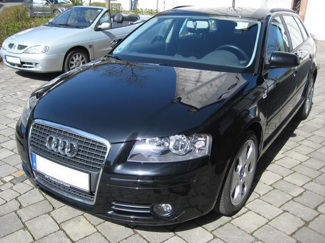 Gebraucht Audi A3 Sportback Ambition 105 PS (77 kW) 2008 Schwarz metallic Kleinwagen