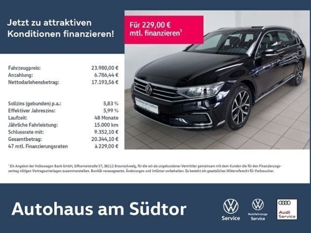 Gebraucht VW Passat GTE 218 PS (160 kW) 2020 Deep black perleffekt Kombi