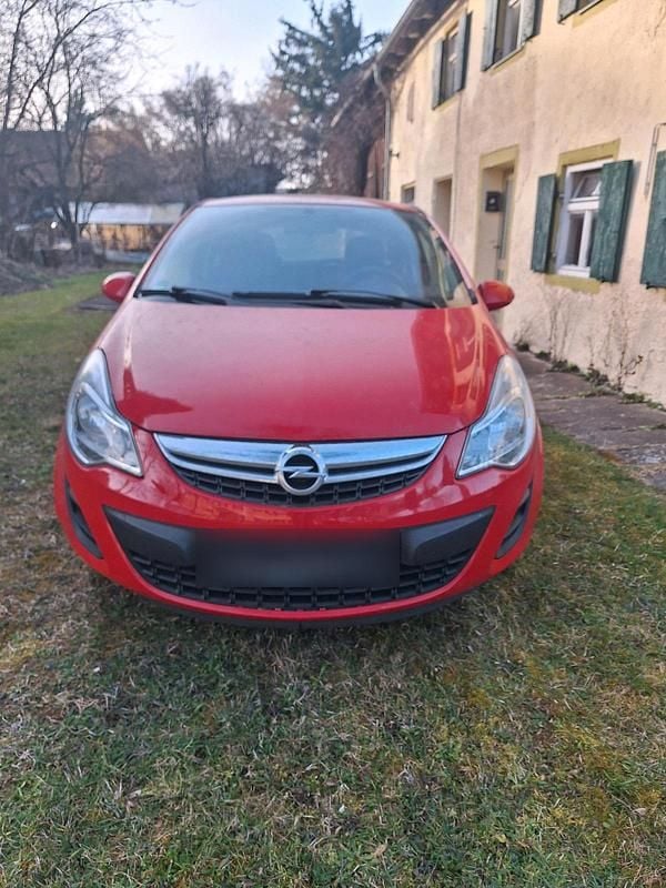 Gebraucht Opel Corsa 69 PS (50 kW) 2011 Rot Kleinwagen