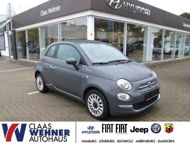 Carrara grau) (grau Gebraucht 2021 Fiat 500C Dolcevita Cabrio | 12.990 € (Fairer Preis) - Bild 1/4